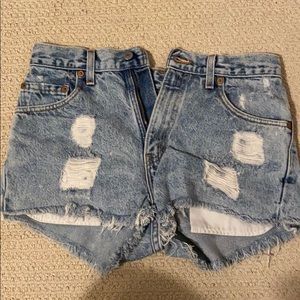 Levi’s 501 jean shorts